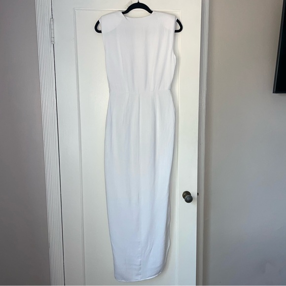 NWT Rumer (Anthropologie) White Linen Maxi Dress Small $299 - Picture 13 of 15
